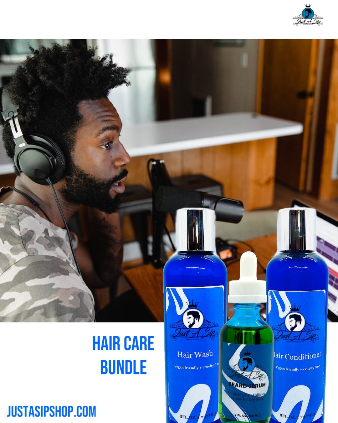 Just A Sip Men Beard Serum