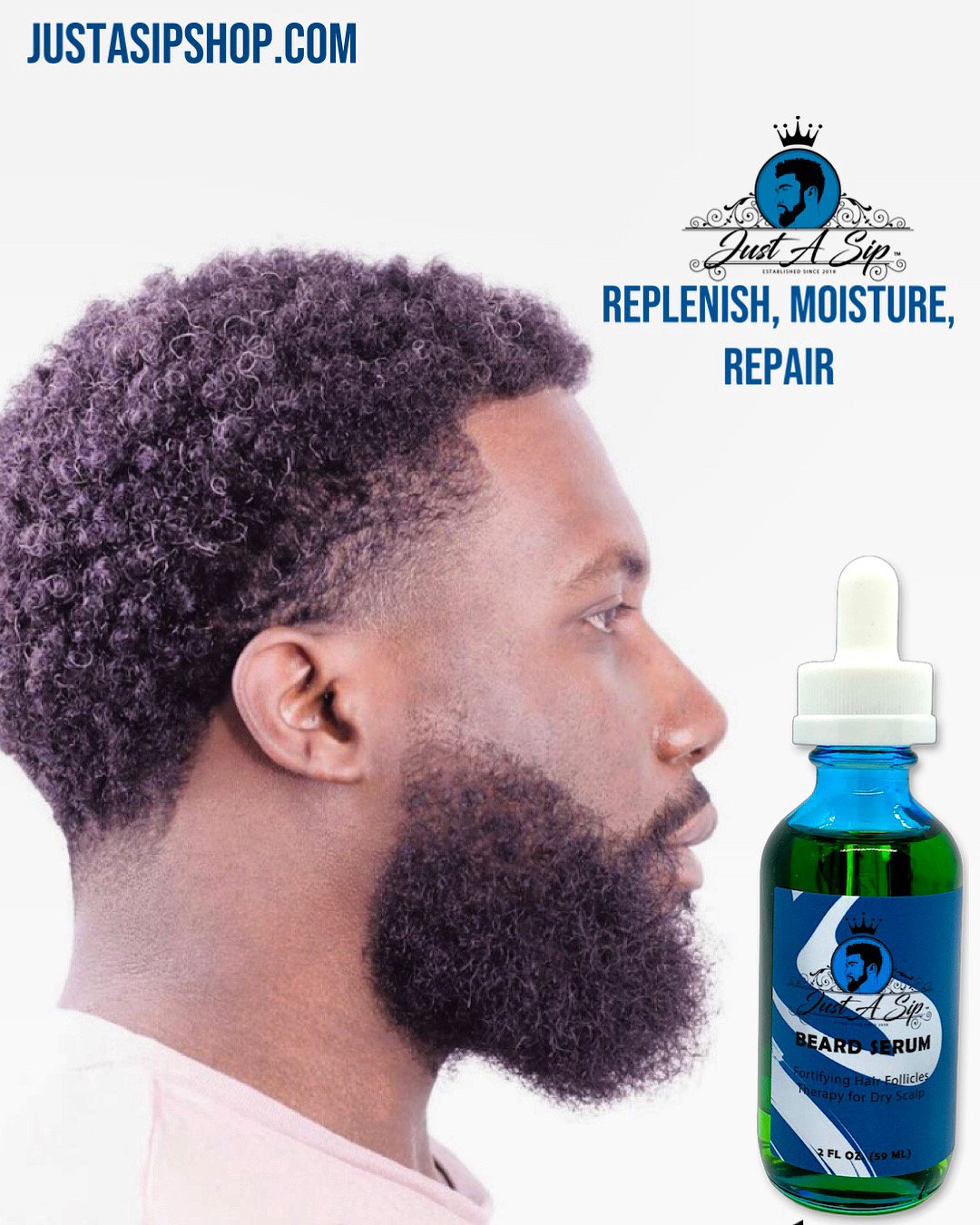 Just A Sip Men Beard Serum