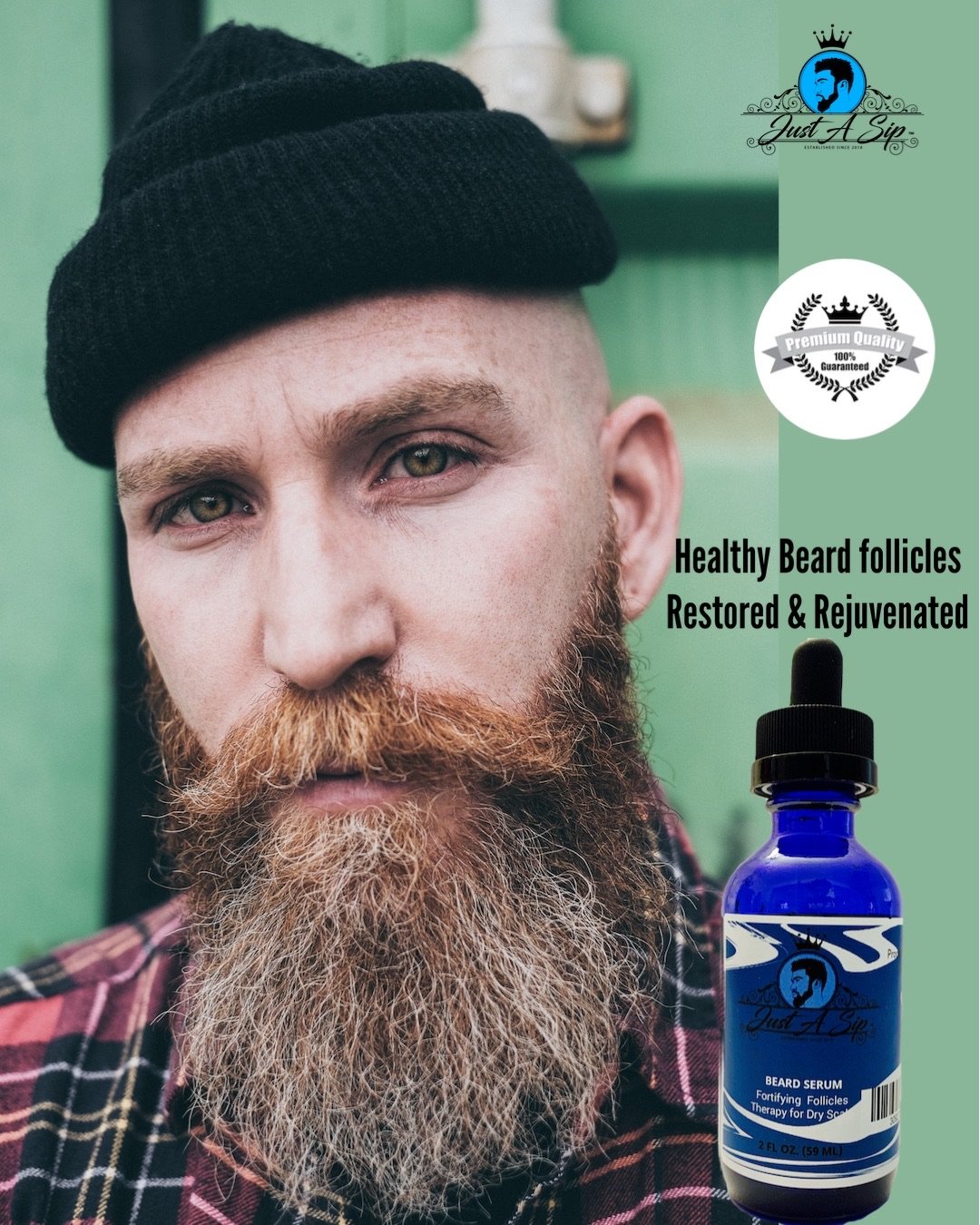 Just A Sip Men Beard Serum