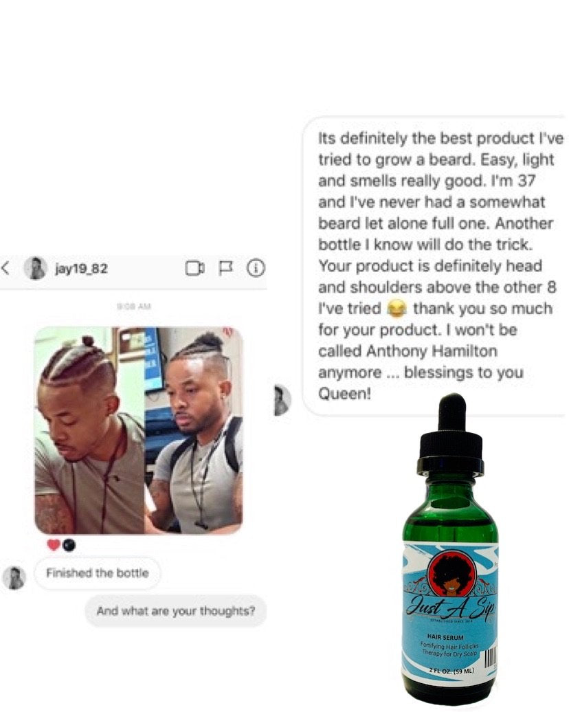 Just A Sip's Hair Serum