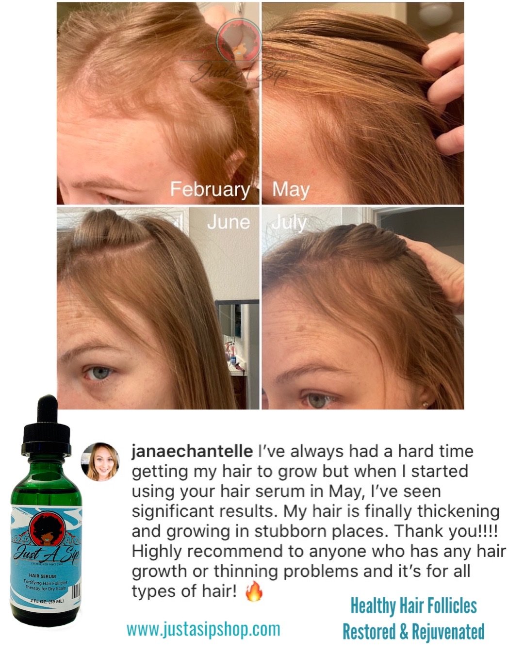 Just A Sip's Hair Serum