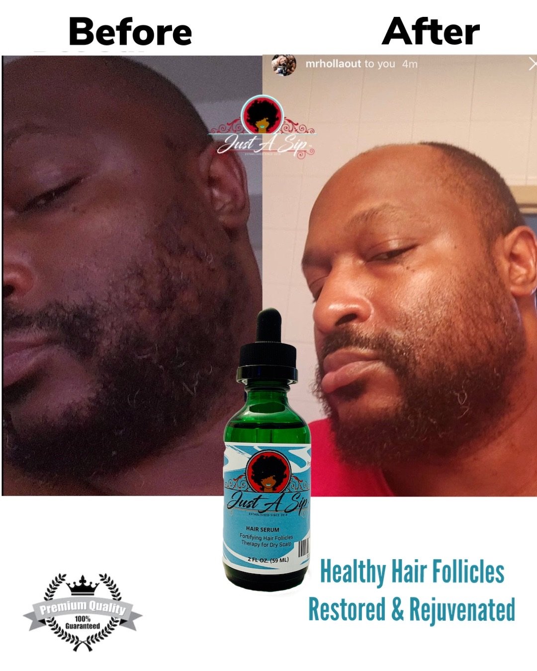 Just A Sip's Hair Serum