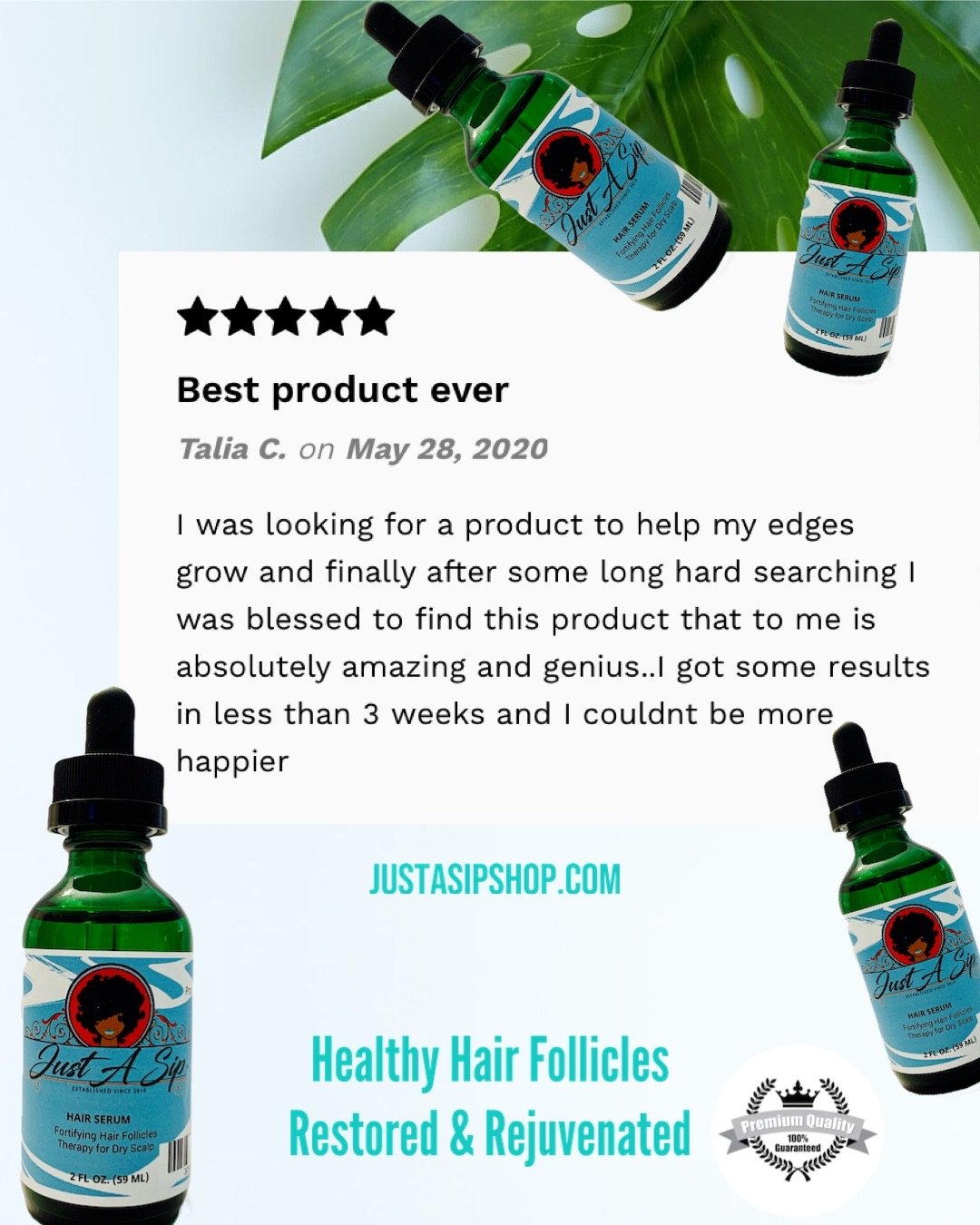 Just A Sip's Hair Serum