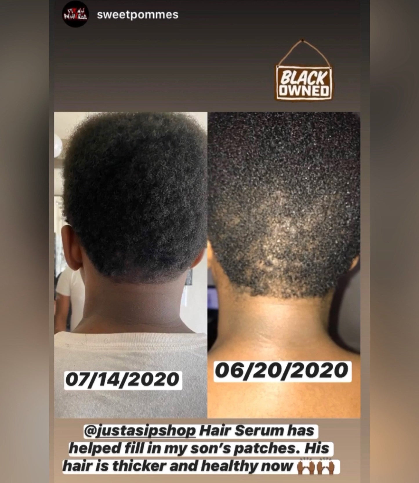 Just A Sip's Hair Serum