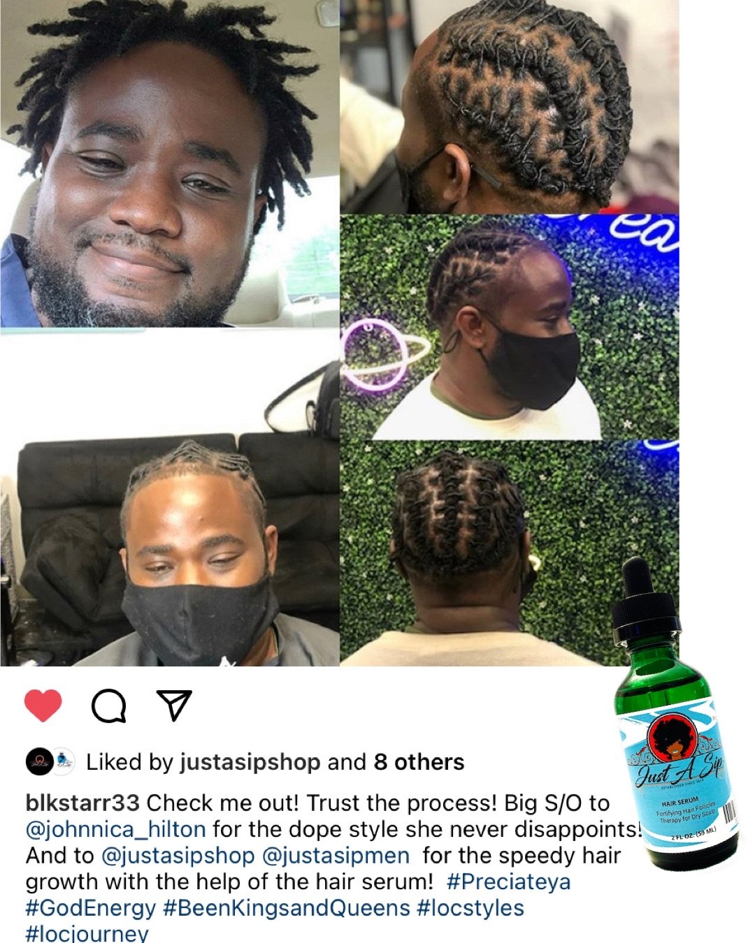 Just A Sip's Hair Serum