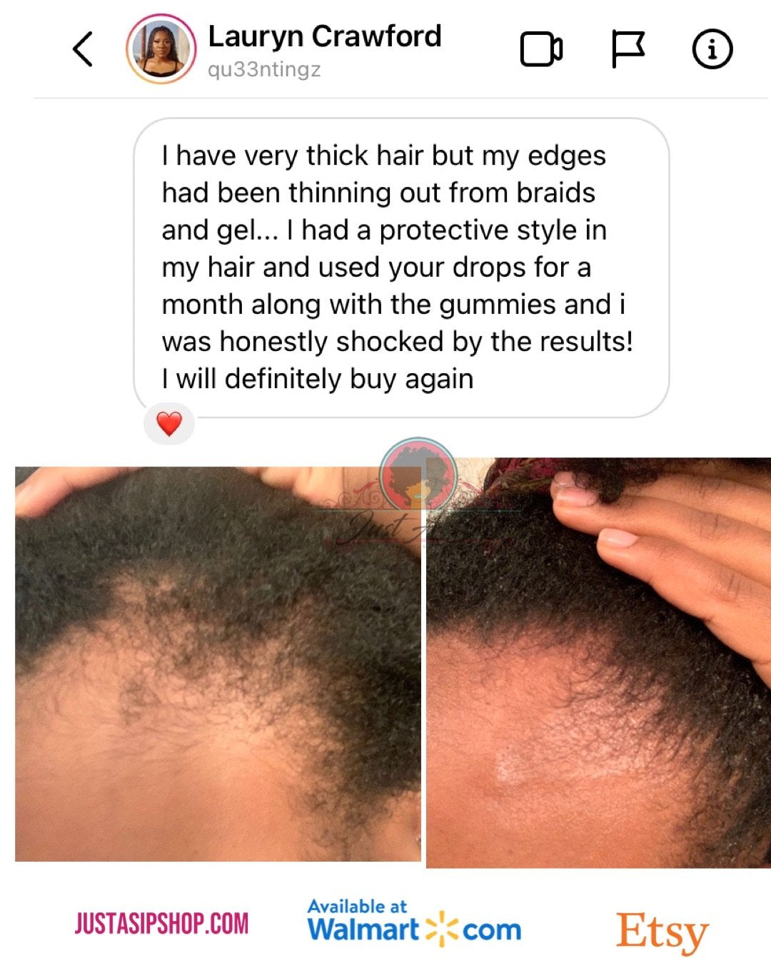 Just A Sip's Hair Serum