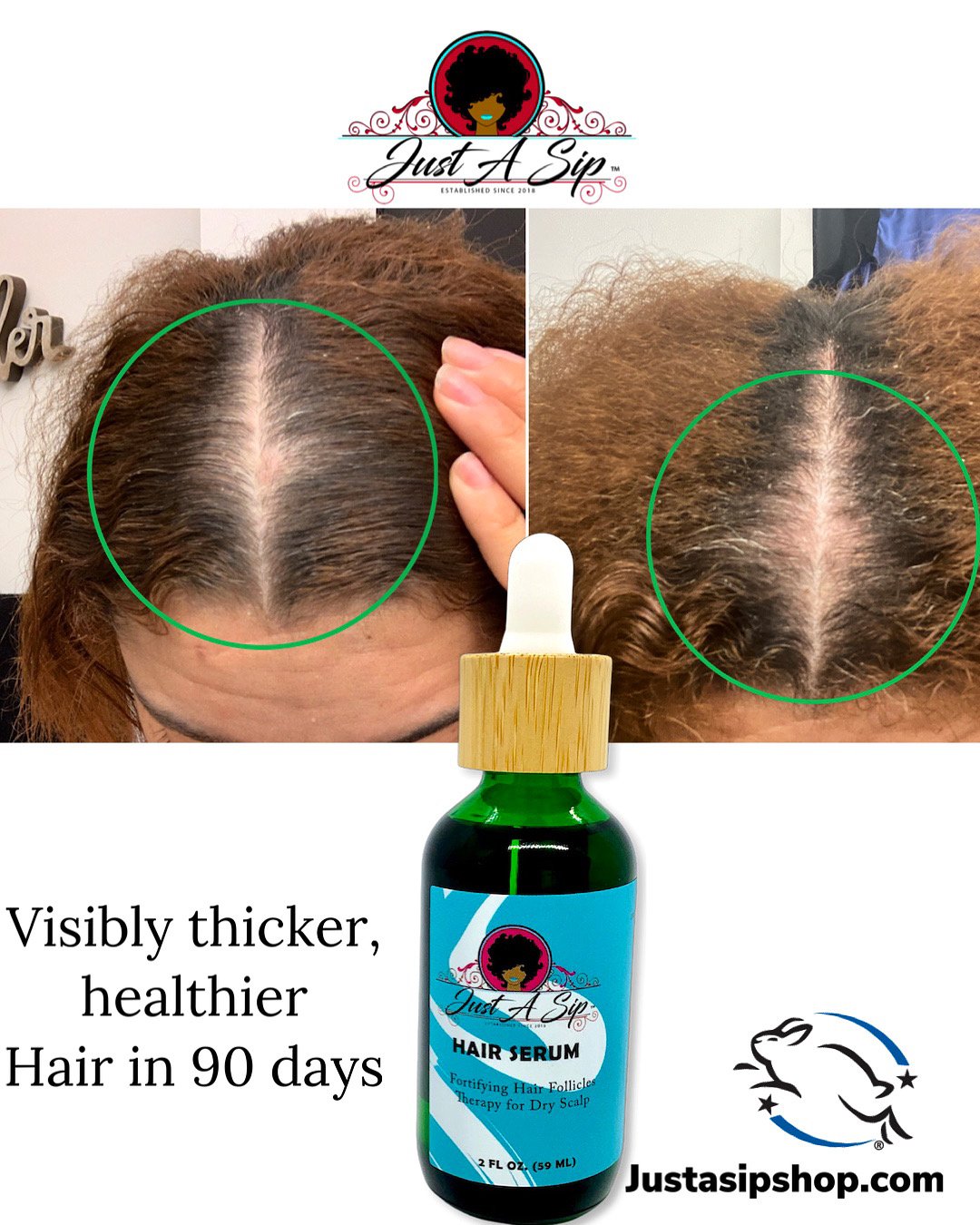 Just A Sip's Hair Serum