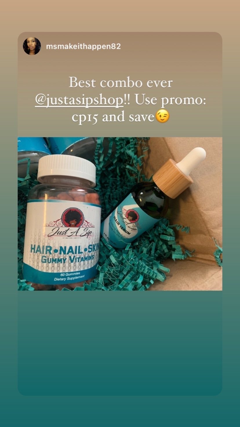 Just A Sip's Hair Serum
