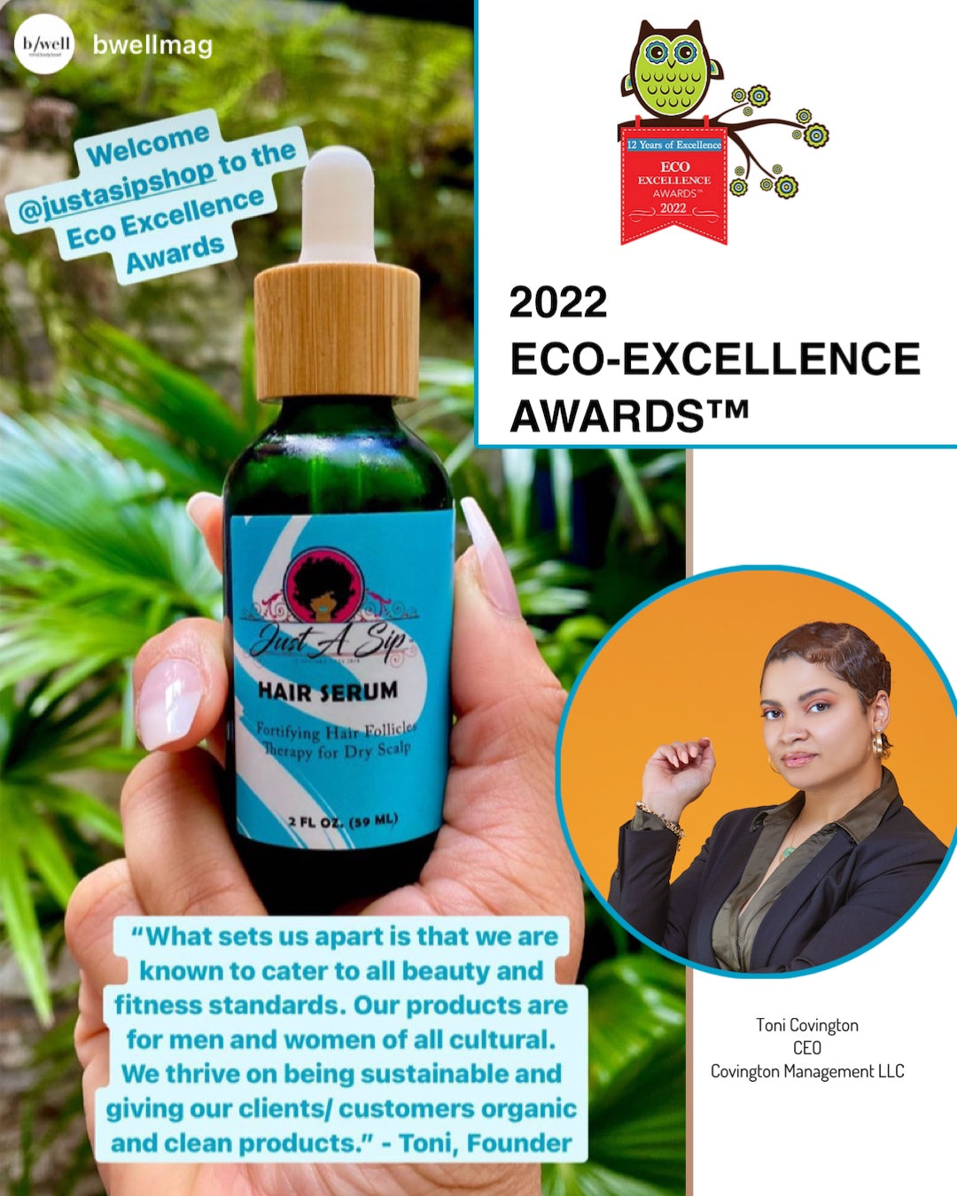 Just A Sip's Hair Serum