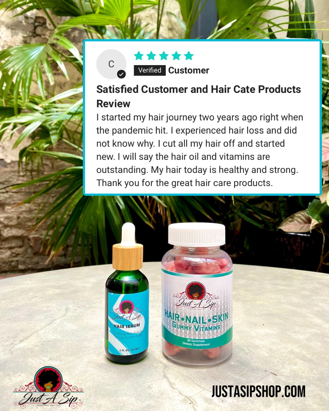 Just A Sip's Hair Serum