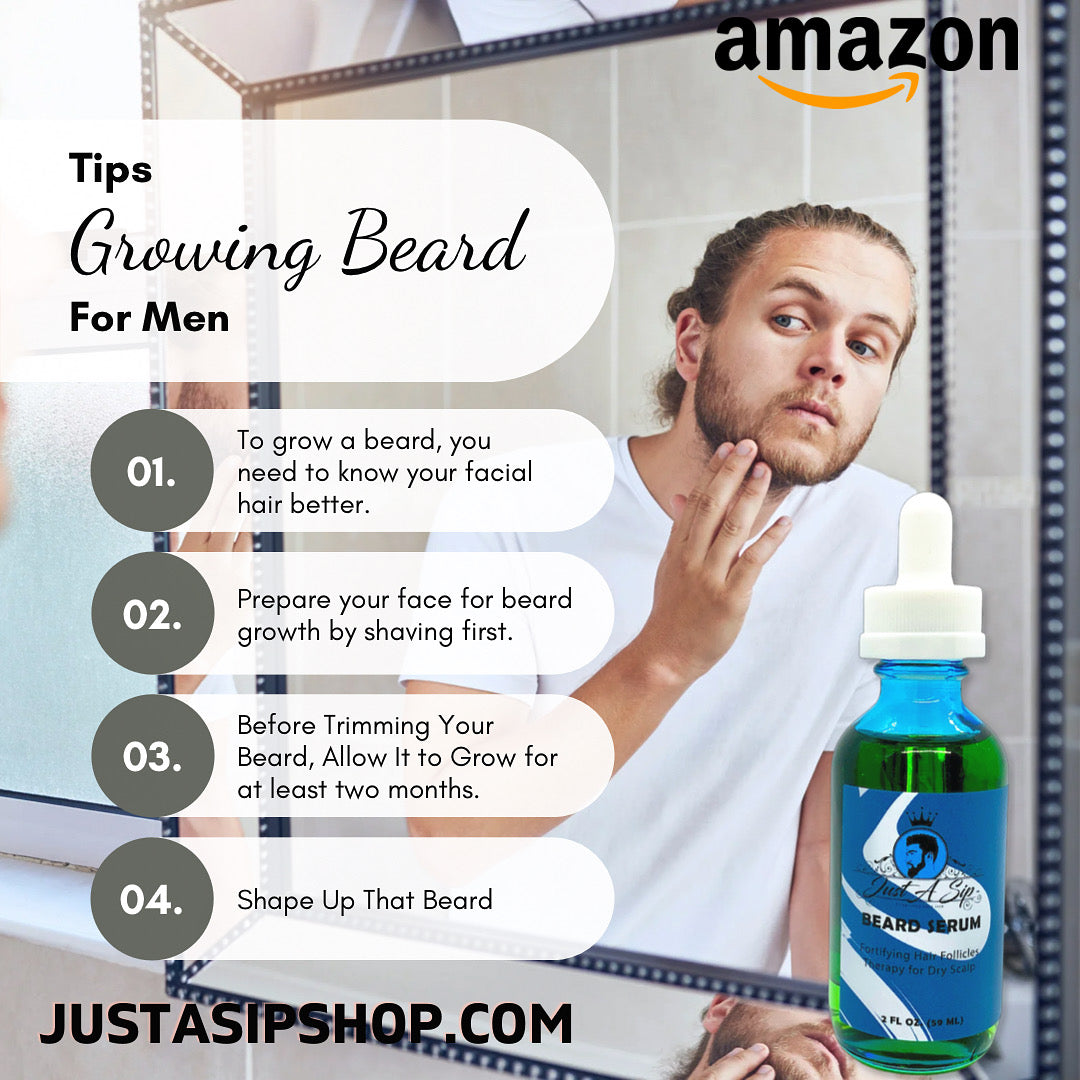 Just A Sip Men Beard Serum